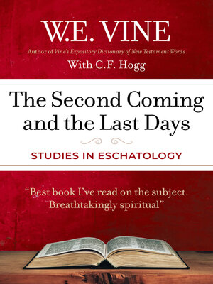 cover image of The Second Coming and the Last Days